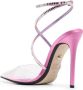 Alevì crystal-embellished calf-leather sandals Pink - Thumbnail 3