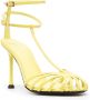Alevì double ankle-strap 110mm sandals Yellow - Thumbnail 2