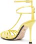 Alevì double ankle-strap 110mm sandals Yellow - Thumbnail 3