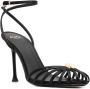 Alevì Kida 105mm leather sandals Black - Thumbnail 2