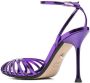 Alevì leather buckled sandals. Purple - Thumbnail 3