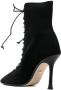 Alevì Love ribbed-knit ankle boots Black - Thumbnail 3
