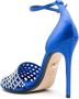 Alevì Molly crystal-embellished 110mm sandals Blue - Thumbnail 3