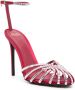 Alevì Penelope 120mm crystal-embellished pumps Red - Thumbnail 2