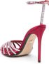 Alevì Penelope 120mm crystal-embellished pumps Red - Thumbnail 3