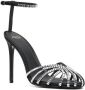 Alevì Penelope 120mm crystal-embellished sandals Black - Thumbnail 2
