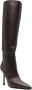 Alevì pointed-toe 100mm knee-boots Brown - Thumbnail 2