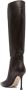 Alevì pointed-toe 100mm knee-boots Brown - Thumbnail 3