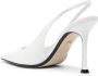 Alevì pointed-toe leather pumps White - Thumbnail 3