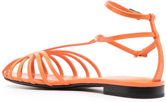 Alevì strappy flat sandals Orange