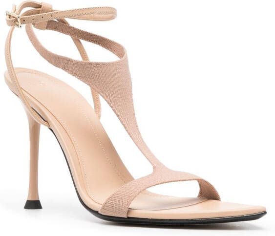 Alevì strappy leather sandals Neutrals