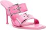 Alexander McQueen 105mm buckle-detail sandals Pink - Thumbnail 2