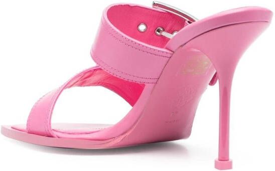 Alexander McQueen 105mm buckle-detail sandals Pink