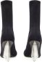 Alexander McQueen 105mm heeled slip-on boots Black - Thumbnail 4