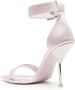 Alexander McQueen 110mm satin-finish sandals Pink - Thumbnail 3