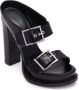 Alexander McQueen 120mm leather platform sandals Black - Thumbnail 2
