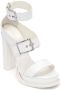 Alexander McQueen 120mm leather platform mules White - Thumbnail 2