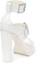 Alexander McQueen 120mm leather platform mules White - Thumbnail 3