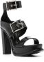 Alexander McQueen 125mm heeled leather sandals Black - Thumbnail 2