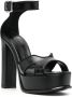 Alexander McQueen 140mm open-toe heeled pumps Black - Thumbnail 2