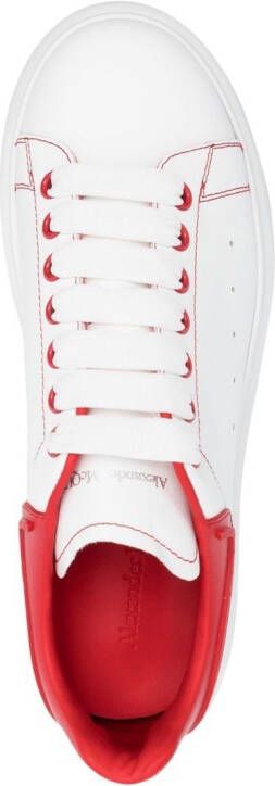 Alexander McQueen 50mm chunky lace-up leather sneakers White