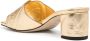 Alexander McQueen 55mm leather sandals Gold - Thumbnail 3