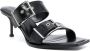 Alexander McQueen 75mm leather buckled mules Black - Thumbnail 2