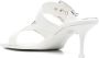 Alexander McQueen 75mm leather buckled mules White - Thumbnail 3