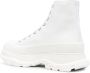 Alexander McQueen ankle lace-up fastening boots White - Thumbnail 3