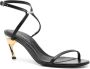 Alexander McQueen Armadillo 65mm leather sandals Black - Thumbnail 2