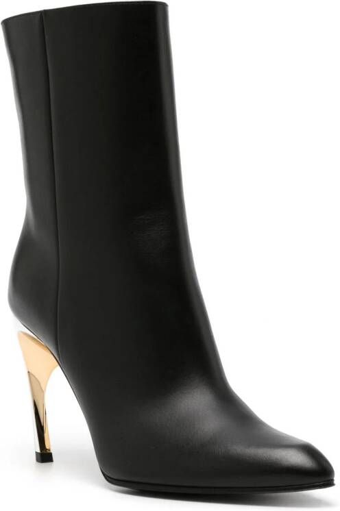 Alexander McQueen Armadillo 95mm ankle boots Black