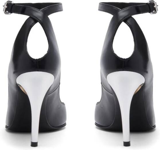 Alexander McQueen Armadillo 95mm ankle-strap pumps Black