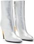 Alexander McQueen Armadillo 95mm leather ankle boots Silver - Thumbnail 4