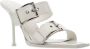 Alexander McQueen buckle-detail 100mm sandals White - Thumbnail 2