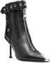 Alexander McQueen buckle-fastening leather ankle boots Black - Thumbnail 2