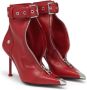 Alexander McQueen buckle-fastening leather ankle boots Red - Thumbnail 2
