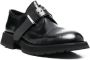 Alexander McQueen buckle-fastening leather monk shoes Black - Thumbnail 2