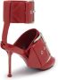 Alexander McQueen buckle-strap leather sandals Red - Thumbnail 3