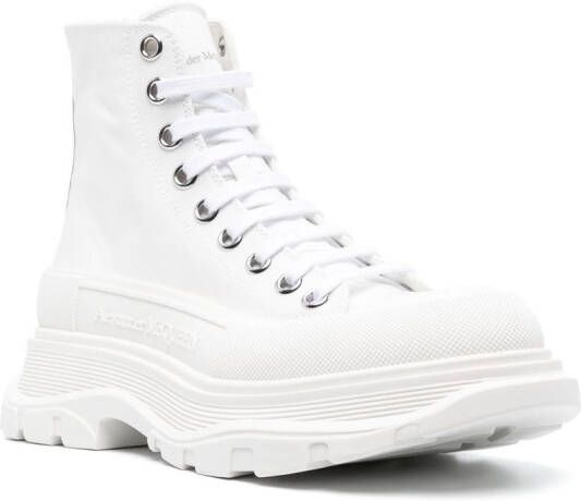 Alexander McQueen chunky high-top sneakers White