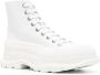 Alexander McQueen chunky lace-up boots White - Thumbnail 2