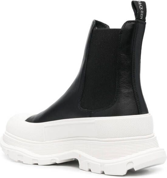 Alexander McQueen chunky-platform sole boots Black