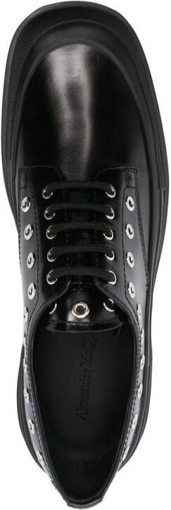 Alexander McQueen chunky-sole Derby shoes Black