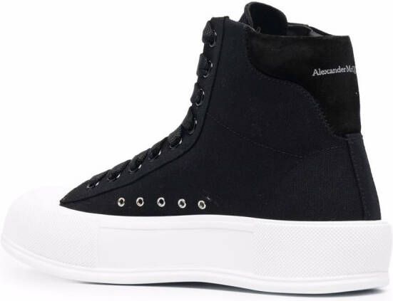 Alexander McQueen chunky-sole lace-up sneakers Black