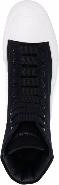 Alexander McQueen chunky-sole lace-up sneakers Black