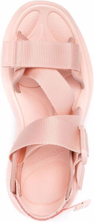 Alexander McQueen 45mm chunky sole trekking sandals Pink