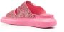 Alexander McQueen chunky-soled glitter sandals Pink - Thumbnail 3