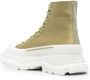 Alexander McQueen chunky-soled high-top sneakers Green - Thumbnail 3