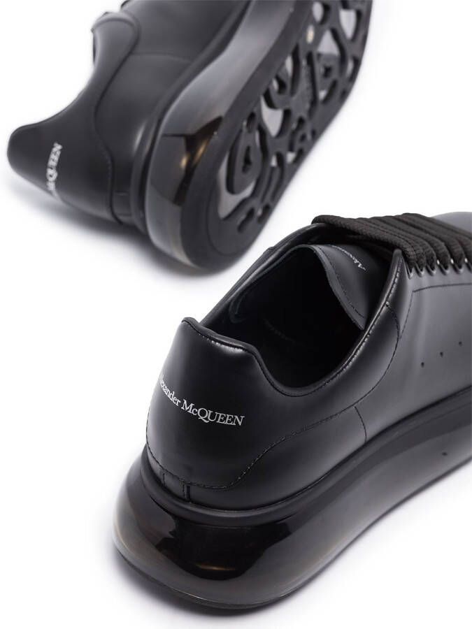 Alexander McQueen clear sole low-top sneakers Black