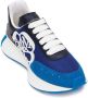 Alexander McQueen colour-block lace-up sneakers Blue - Thumbnail 2