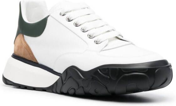 Alexander McQueen colour-block leather low-top sneakers White